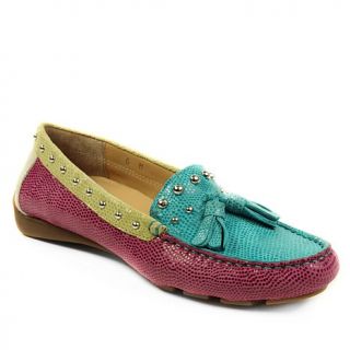 VANELi "Relax" Printed Suede Studded Loafer   7979628