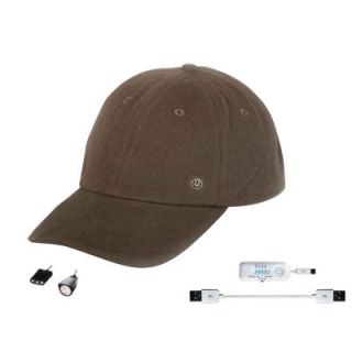 Power Gear Rechargeable Hat with Attachable LED Light, Brown PGH93435