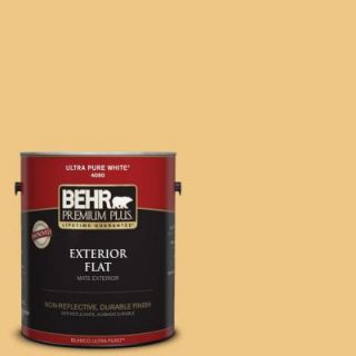 BEHR Premium Plus 1 gal. #M290 4 Garbanzo Paste Flat Exterior Paint 440001