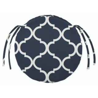 Home Decorators Collection Landview Navy Outdoor Seat Cushion 1572710360