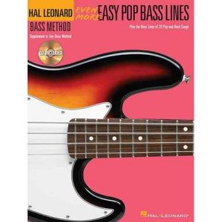 Even More Easy Pop Bass Lines: Supplemental Songbook to Book 3 of the Hal Leonard Bass Method