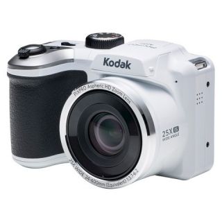 Kodak AZ251 WH 16MP Digital Camera with 25x Optical Zoom   White