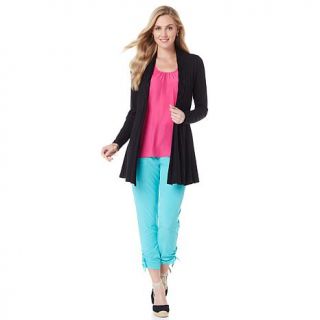 twiggy LONDON Cardigan with Braided Front   7729777