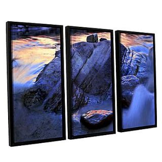 ArtWall Canyon Colours 3 Piece Canvas Set 36 x 54 Floater Framed (0uhl152c3654f)