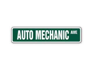 AUTO MECHANIC Street Sign car truck fix garage gift
