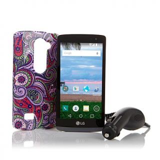 LG Sunset 4.5" 4G LTE Android 5.0 TracFone with 1200 Minutes/Texts/Data and Triple Minutes for Life   7988552