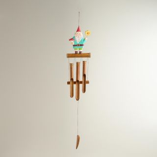 Wood Gnome Wind Chime
