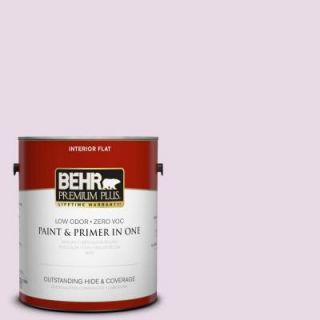 BEHR Premium Plus 1 gal. #M110 1 Twinkled Pink Flat Interior Paint 105001