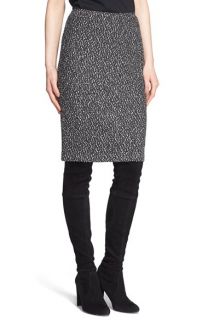 St. John Collection Tweed Knit Pencil Skirt