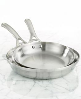 Calphalon Contemporary Stainless Steel 8 & 10 Fry Pan Set