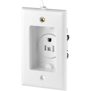 Cooper Wiring Devices 15 Amp 125 Volt White Electrical Outlet