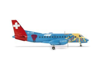 Herpa 200 Scale COMMERCIAL PRIVATE HE553247 Crossair SF 340 1 200 700 Years Swiss Federation