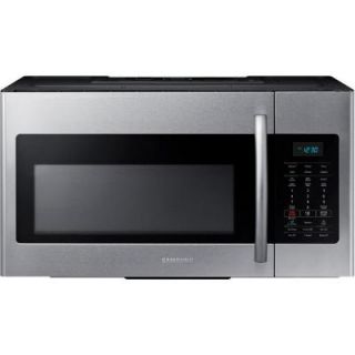 Samsung 30 in. W 1.7 cu. ft. Over the Range Microwave in Stainless Steel with Sensor Cooking ME17H703SHS
