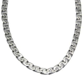 Stainless Steel Flat Mariner Chain, 24"