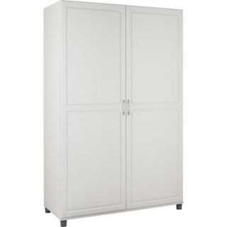 SystemBuild 48" Storage Wardrobe Cabinet, White 7361401PCOM