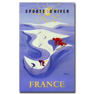 Sports DHiver by Bernard Villemont Vintage Advertisement on Wrapped