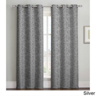 84 Silver Tianna 84 inch Grommet Curtain Panel Pair 0425104f 54e6 414b