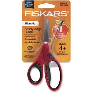 Fiskars Softgrip Blunt tip 5" Kids Scissors   1.75" Cutting Length   5" Overall Length   Blunted   Straight left/right  