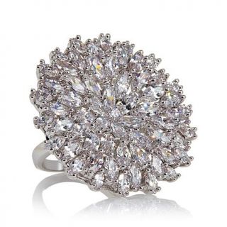 Joan Boyce "Star Bright, Star Light" 13ct CZ Marquise Stone Cluster Ring   7617570