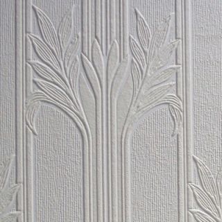 Brewster Home Fashions Anaglypta Paintable Wildacre Floral Embossed