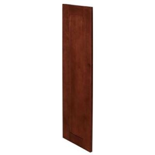 Home Decorators Collection 12x42x.75 in. Kingsbridge Matching Wall End Panel in Cabernet MWEP42 KCB