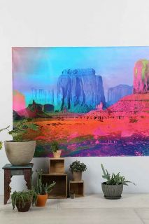 Technicolor Desert Wall Mural