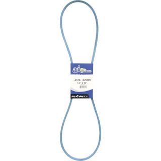 A & I Products Blue Kevlar V-Belt with Kevlar Cord — 59in. x 1/2in, Model# A57K/4L590K  Belts   Pulleys