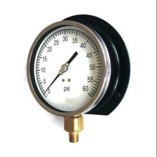 11A490 Pressure Gauge, Process, 4 1/2 In