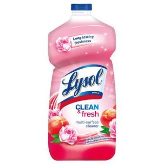 Lysol Power and Fresh All Purpose Cleaner, Peony Blossom & White Peach, 48 Ounce