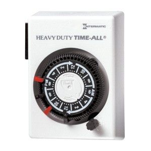 Intermatic HB112 Timer, 240V 3750W Max. 24 Hour Air Conditioner & Appliance Plug in Timer   White