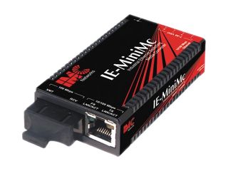 IMC Networks 855 19725 IE MiniMc Ethernet Media Converter 1 x RJ 45 1 x SC Duplex Single Fiber