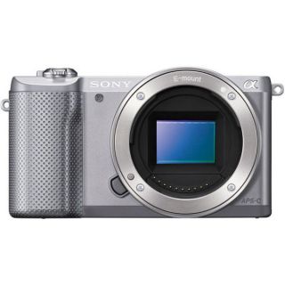 Sony Alpha a5000 Silver Mirrorless Digital Camera (Body Only)