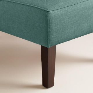 Linen Randen Upholstered Chair with Wood Legs