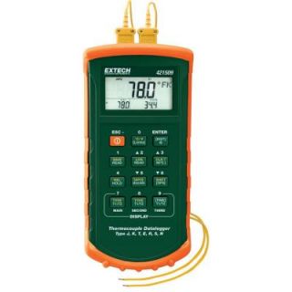 Extech Instruments 7 Thermocouple Datalogger with Alarm 421509
