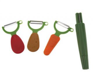 Kuhn Rikon 3 Piece Peeler Set with Holder —