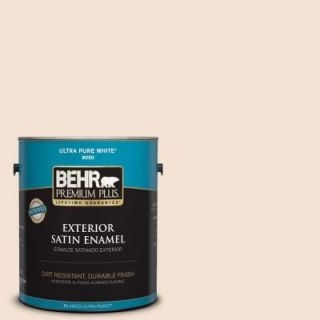 BEHR Premium Plus 1 gal. #270E 1 Orange Confection Satin Enamel Exterior Paint 905001