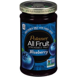 Polaner All Fruit Blueberry Spreadable Fruit, 10 oz