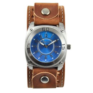 Nemesis Mens Blue Dial Leather Strap Watch   Shopping   The