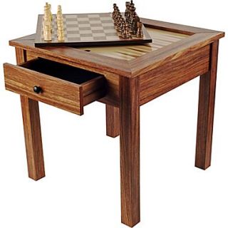 Trademark Games™ 3 in 1 Chess Backgammon Table