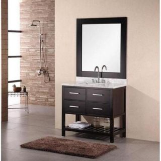 Design Element DEC077A 36 inch single bathroom vanity