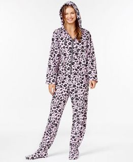 Hello Kitty Fleece Hooded Footed Pajamas   Bras, Panties & Shapewear