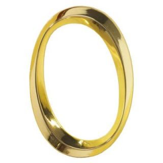 Whitehall Products Classic 6 in. Polished Brass Number 0 11100