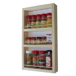 Zero Gravity Wall Mount Magnetic Spice Rack in White