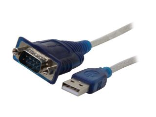SABRENT Model SBT USC1M 1 ft. USB to Serial (9 pin) DB 9 RS 232 Adapter Cable