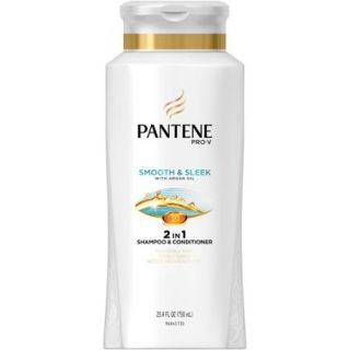 Pantene Pro V Smooth & Sleek 2 in 1 Shampoo & Conditioner, 25.4 fl oz