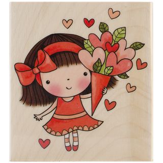 Penny Black Sweetheart Mimi Rubber Stamp