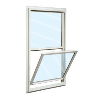 ReliaBilt 150 Series Vinyl Double Pane Single Strength New Construction Single Hung Window (Rough Opening: 32 in x 62 in; Actual: 31.5 in x 61.5 in)