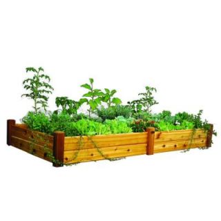 Gronomics 48 in. x 95 in. x 13 in. Safe Finish Raised Garden Bed RGB 48 95S