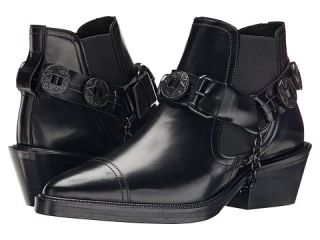 The Kooples Western Mini Boots Black