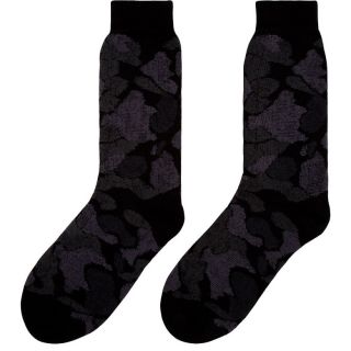 Sasquatchfabrix Black Camo Print Socks
